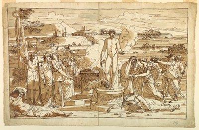 The Worship of Amor Vincitor by Felice Giani